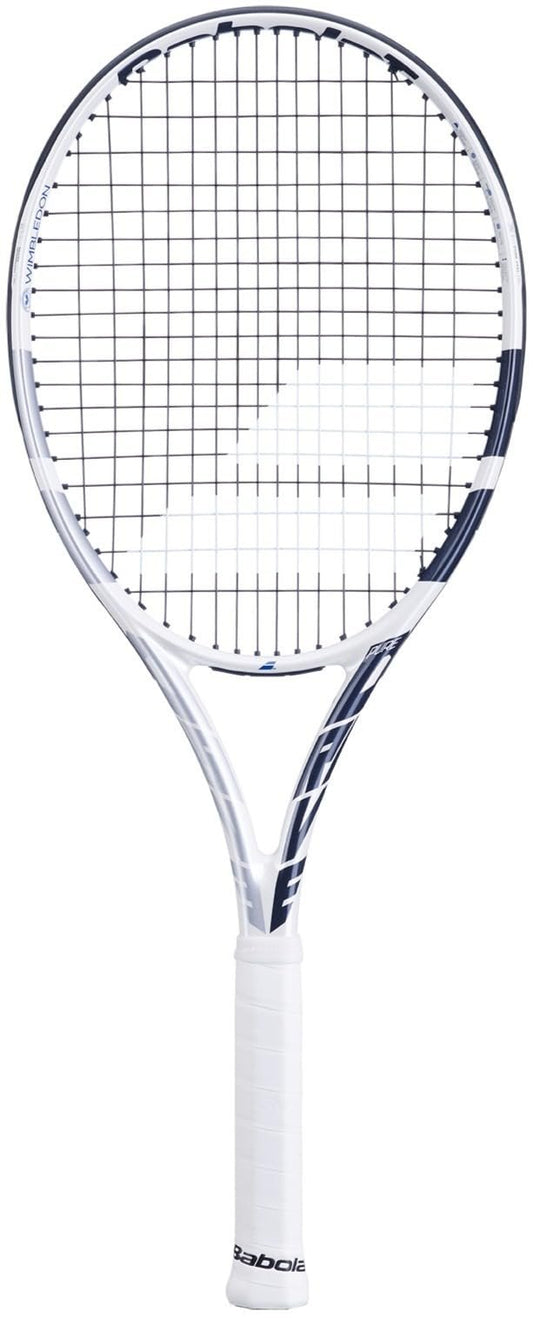 Babolat Pure Drive Wimbledon Tennis Racquet (White/Grey)