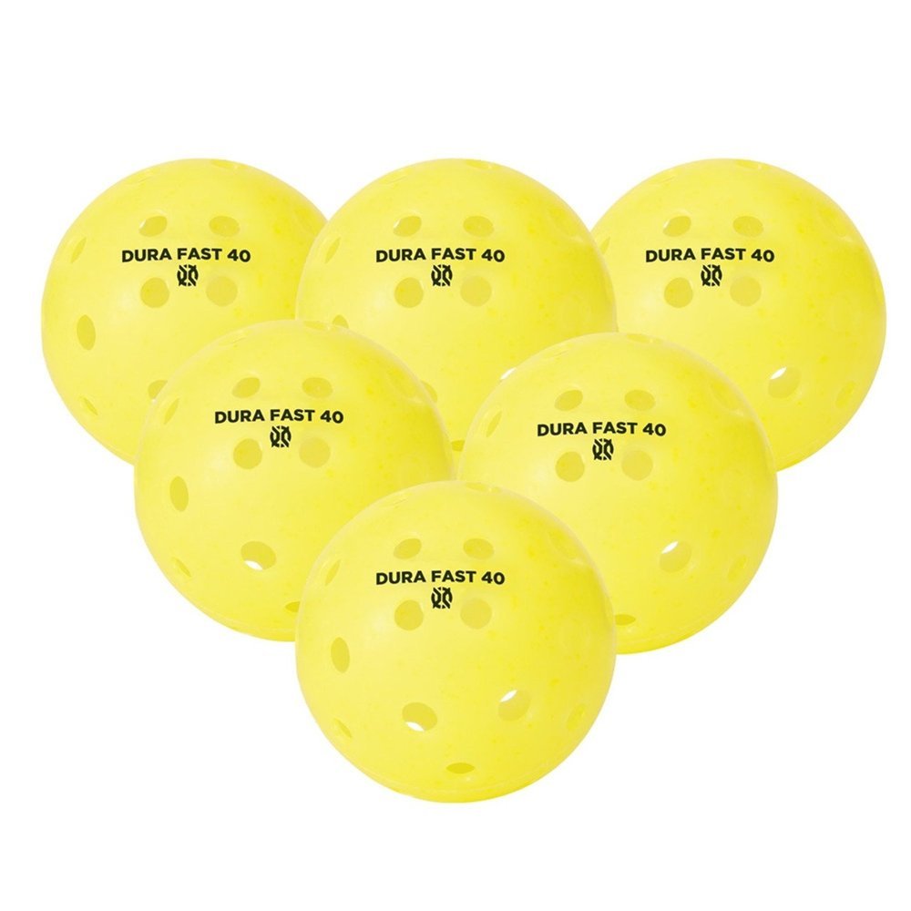 Onix Pickleball Dura Fast 40 Pickleball Balls - Outdoor - Yellow - 3 Balls