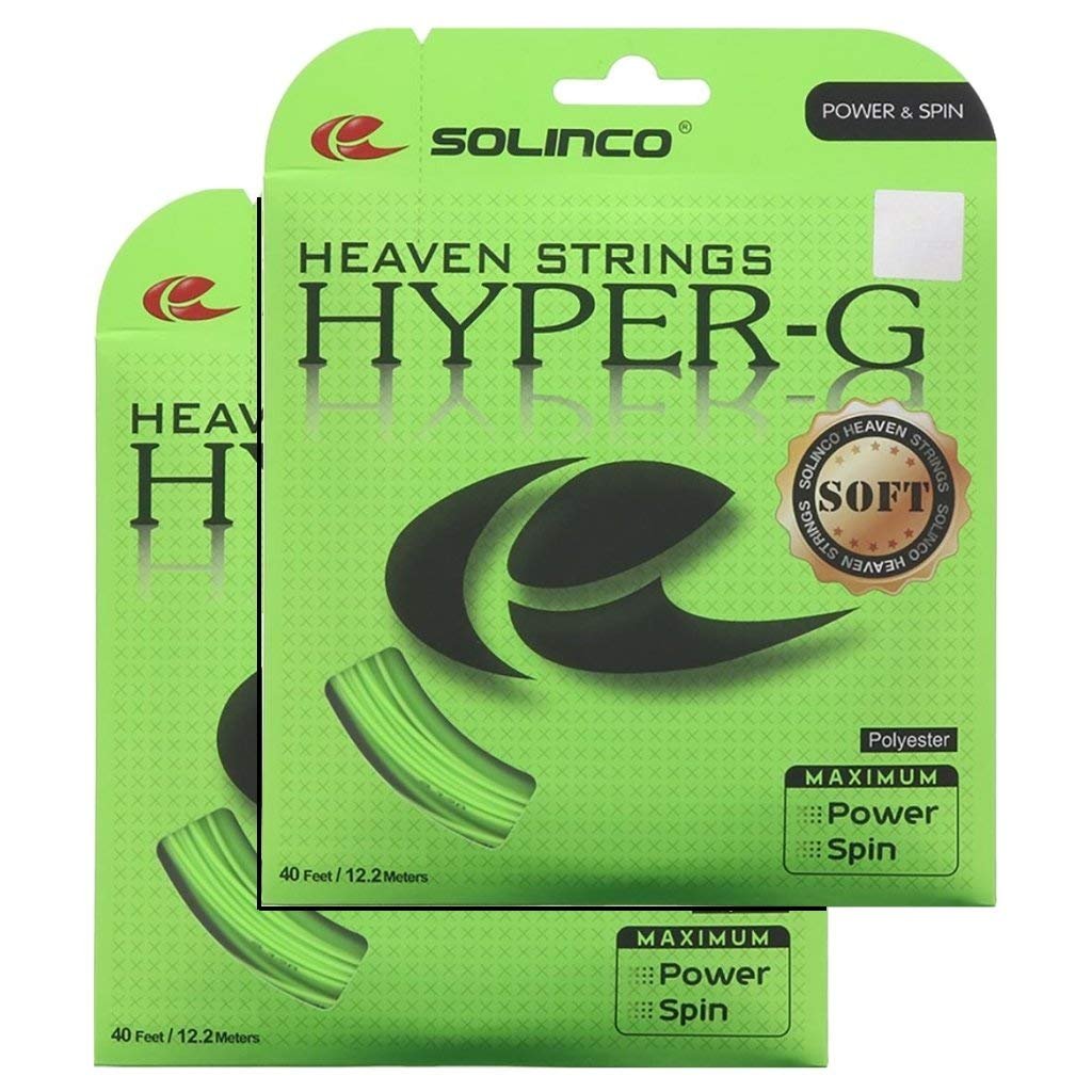 Solinco Hyper-G Soft Tennis String - 2 Packs - Choice of Gauge