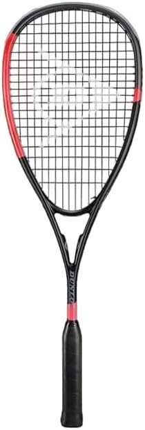 Dunlop Blackstorm Carbon Squash Racquet (Black/Red)