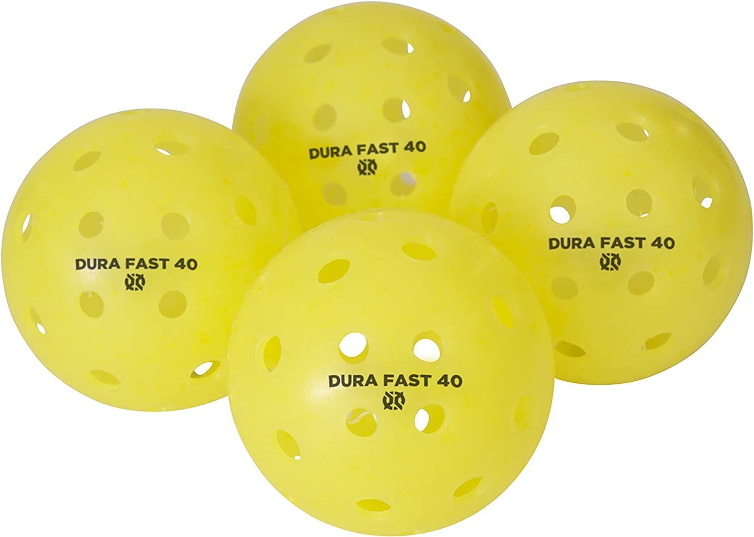 Onix Pickleball Dura Fast 40 Pickleball Balls - Outdoor - Yellow - 3 Balls