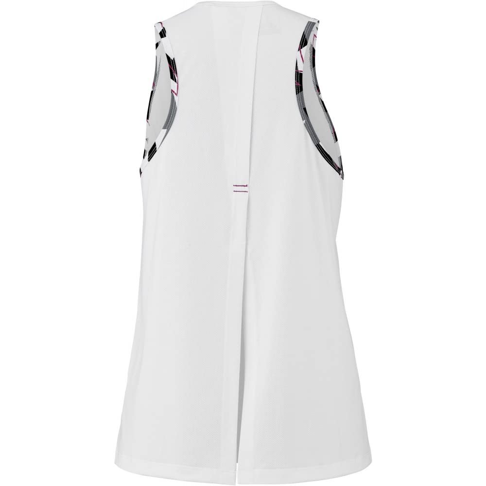 Babolat Women's Aero Tennis Training Tank Top, White/White (Small)