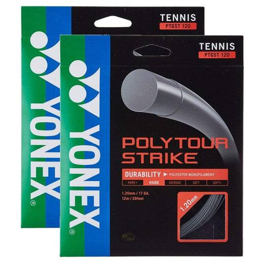 YONEX Poly Tour Strike Tennis String - Grey - Osaka's String - 2 Packs