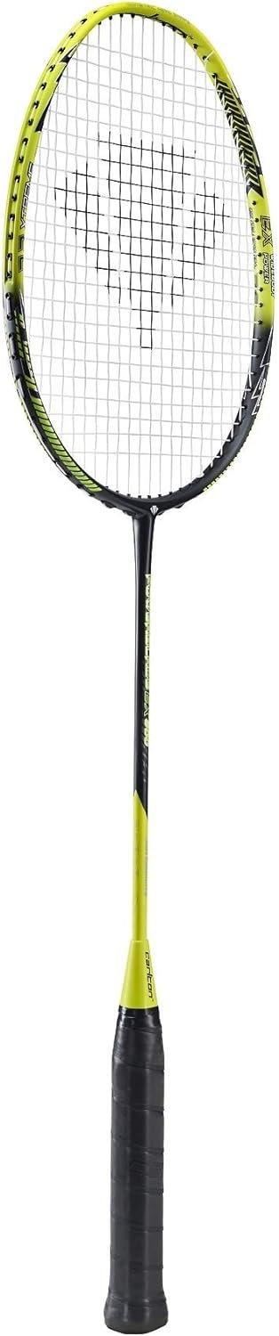 Carlton Powerblade EX300 Badminton Racket, Black/Yellow, G5 , Pre Strung