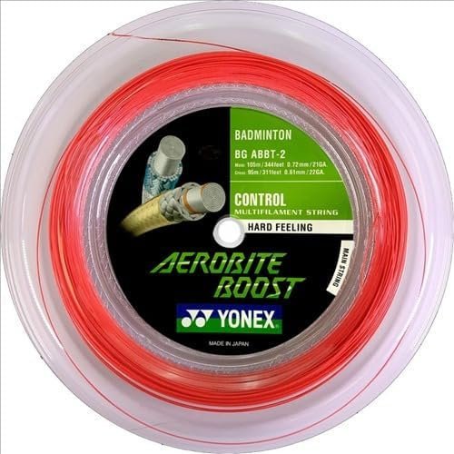 Yonex Aerobite Boost Badminton String, Reel (Color Option)