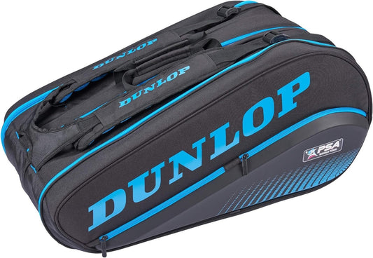 Dunlop Sports PSA 12 Squash Racket Bag, Blue/Black