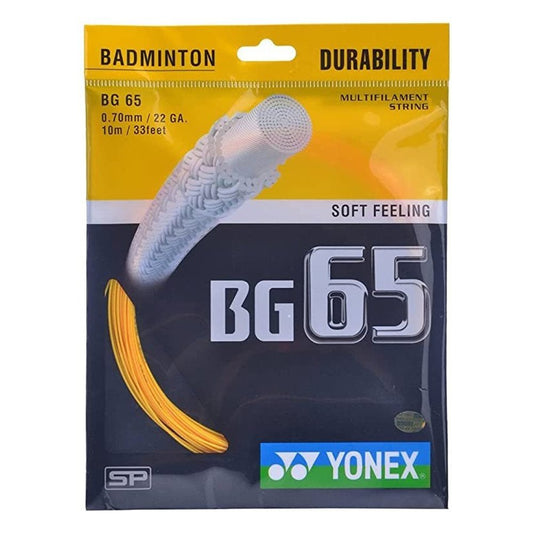 Yonex BG 65 Badminton String (Orange)