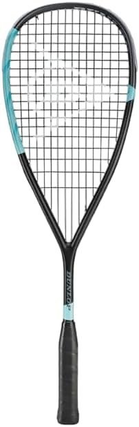 Dunlop Blackstorm Ti Titanium Squash Racauet (Black/Turquoise)