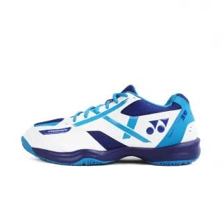 YONEX Power Cushion 39 Junior Badminton Shoe, White/Blue