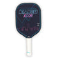 Diadem ICON Performance Pickleball Paddle (Miami Vice, Mid, 8oz) | Graphite Carbon Fiber, Honeycomb Core, Fiberglass Face, Ultra Sleek Edge Guard, Spin Friendly | Indoor/Outdoor | USAPA Approved