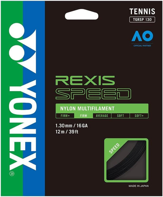 YONEX Rexis Speed Tennis String Black