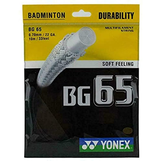Yonex BG 65 Badminton String - Black