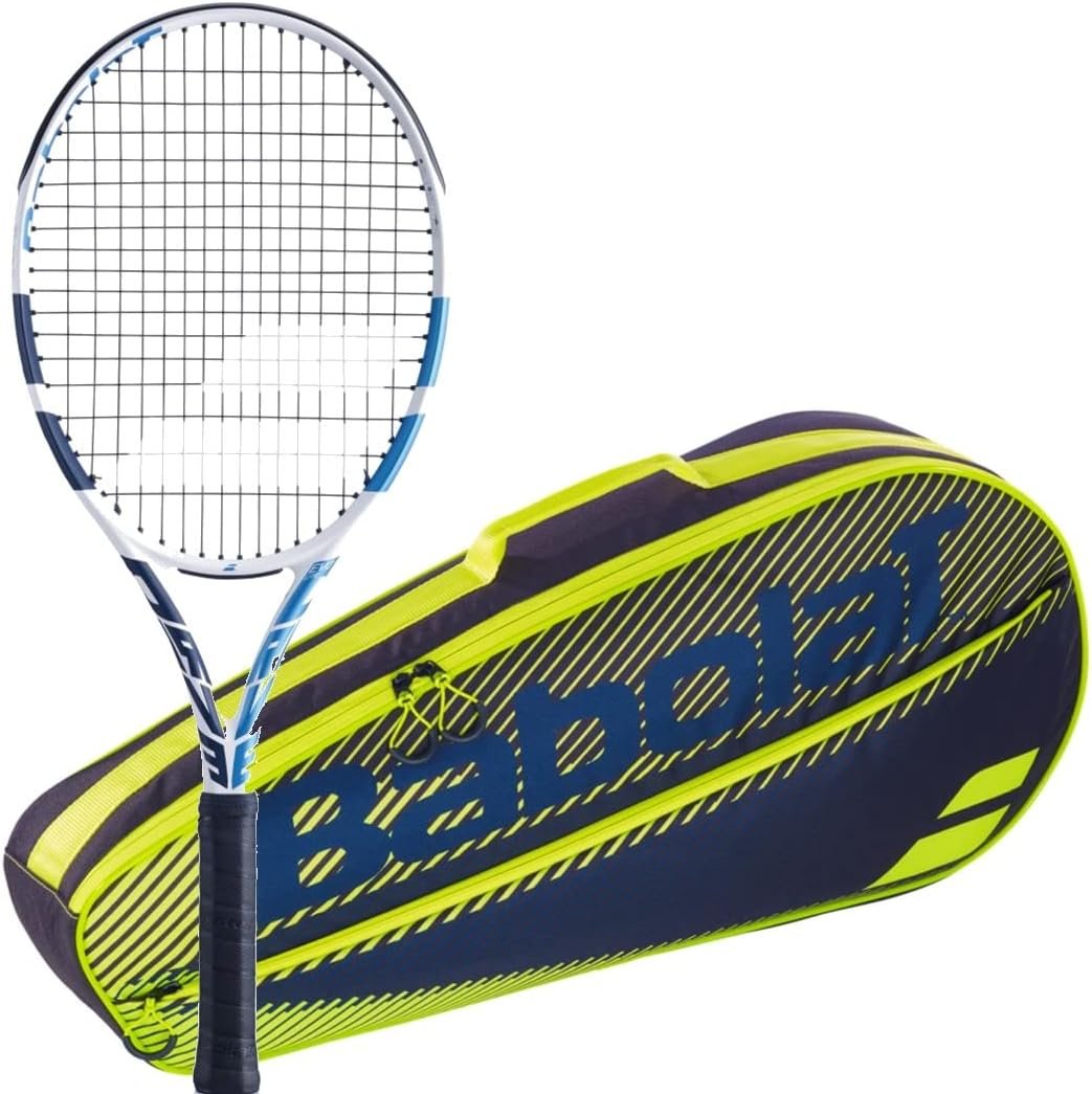 Babolat Evo Drive Lite W Strung Tennis Racquet Bundled with an RH3