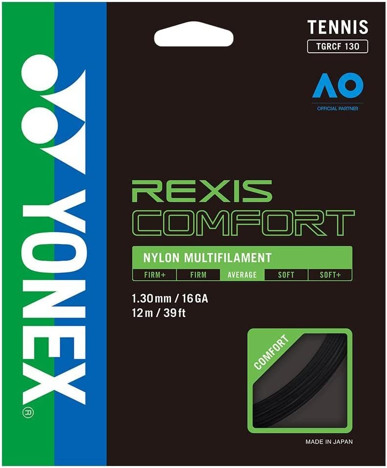 Yonex Rexis Comfort 16g Tennis String Black