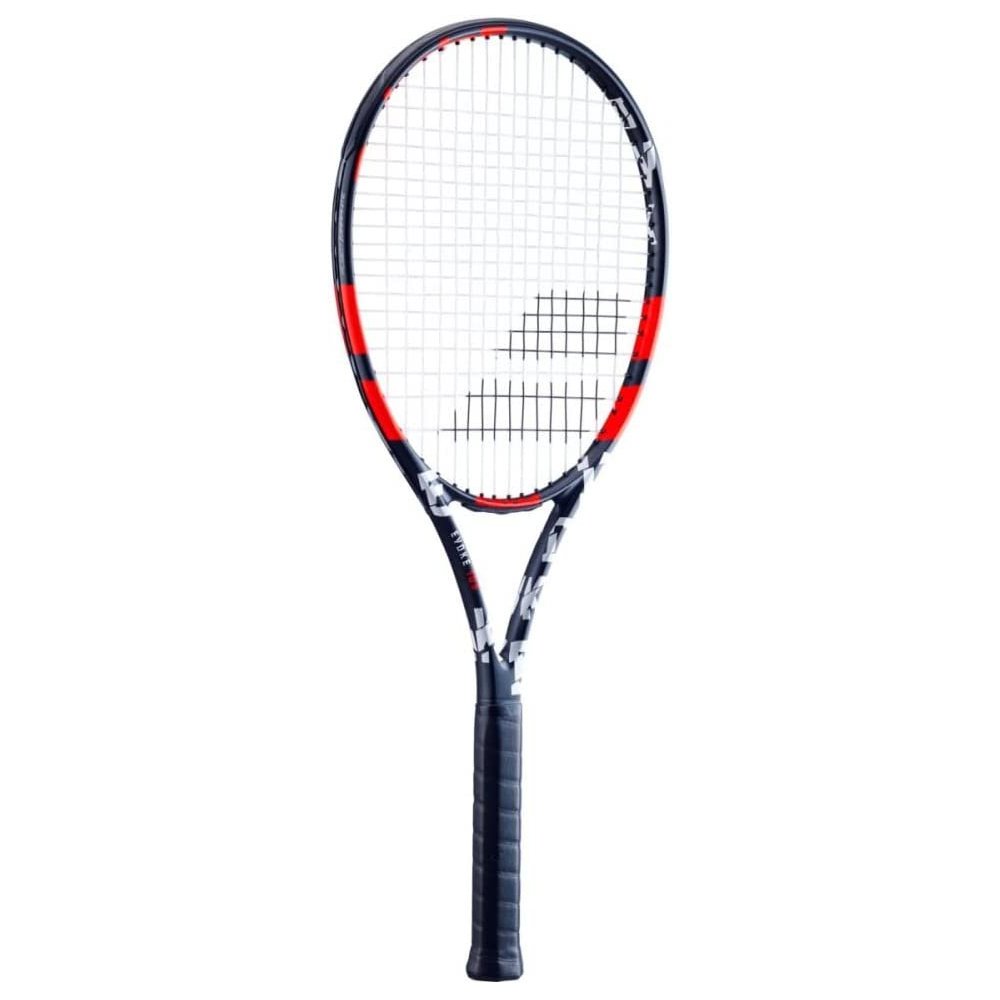 Babolat Evoke 105 Strung Tennis Racquet Bundled with an RH3 Club Essential Tennis Bag in Your Choice of Color