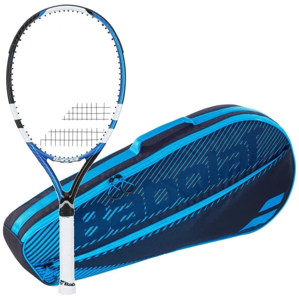 Babolat Drive Max 110 Pre Strung Tennis Racquet Bundled with an