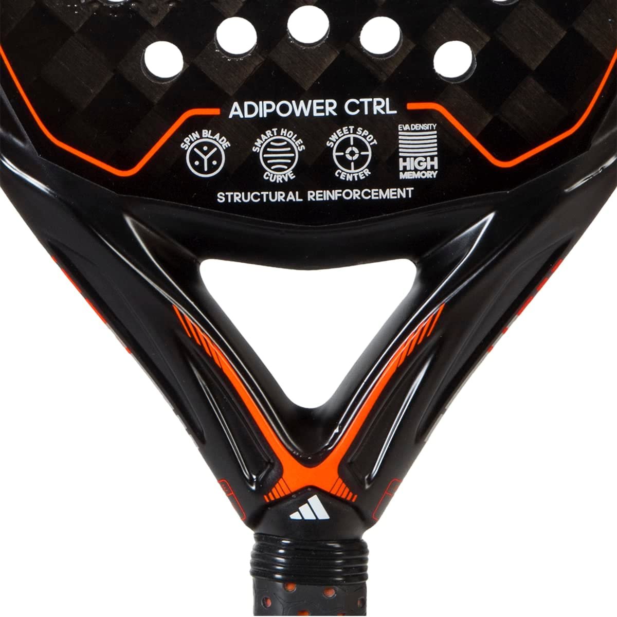 Adidas Adipower CTRL Padel Paddle, Black/Orange – pncsports