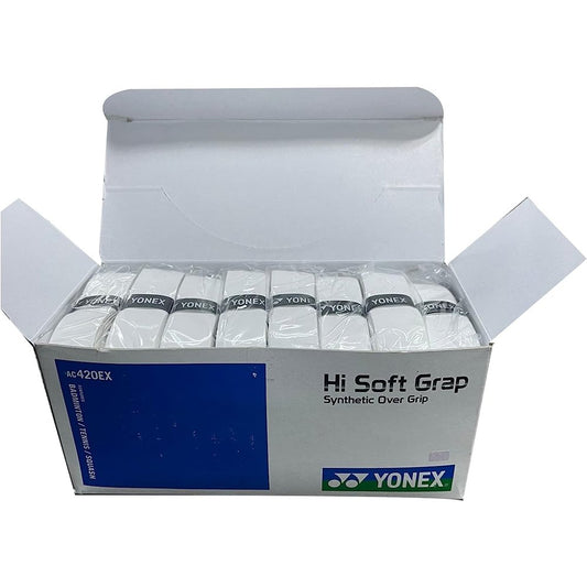 Yonex High Soft GRAP Synthetic Over Grip 24 Pack (White)