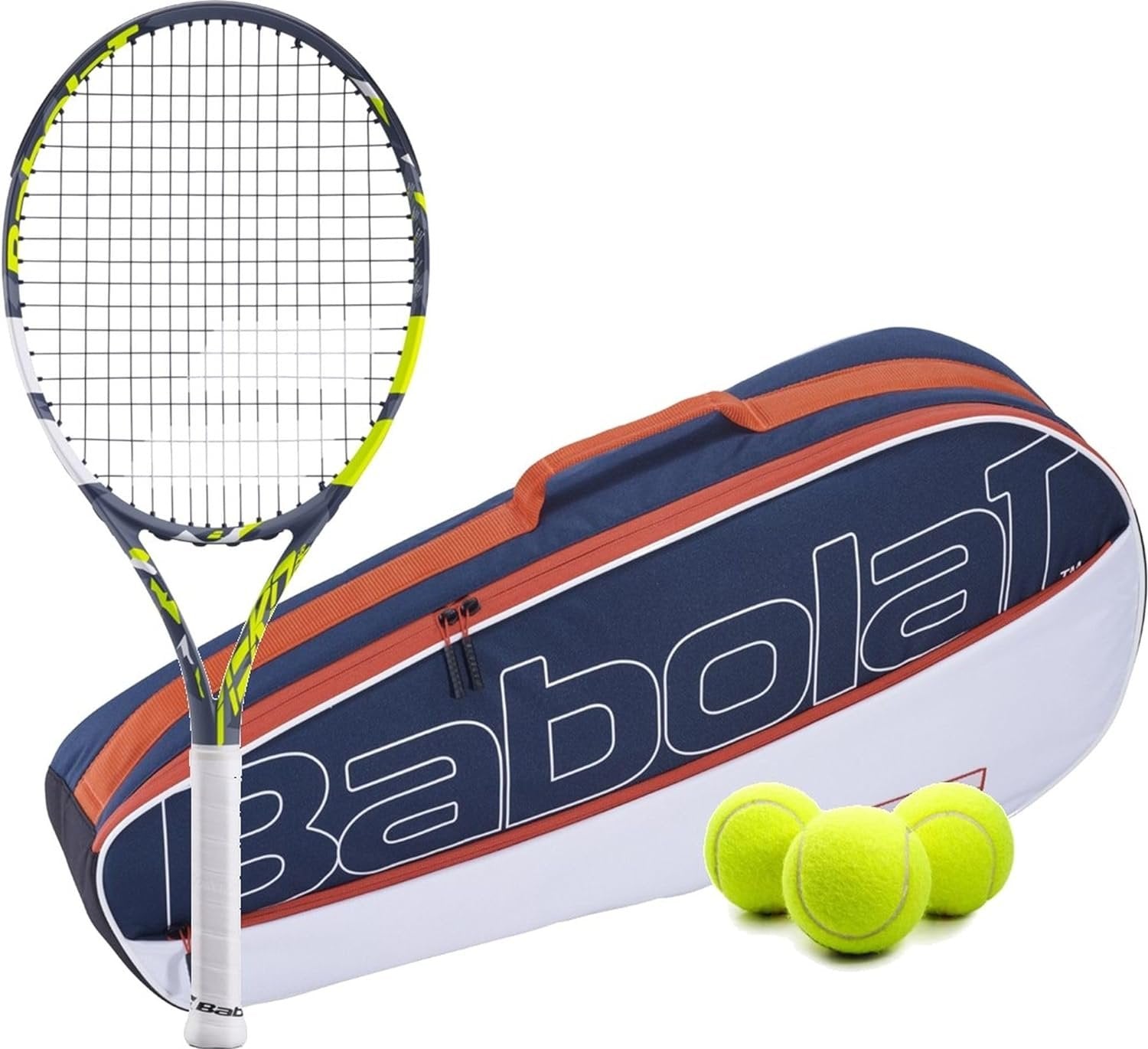 Babolat Pure Aero Junior Tennis Racquet Bundled with a Club Bag or