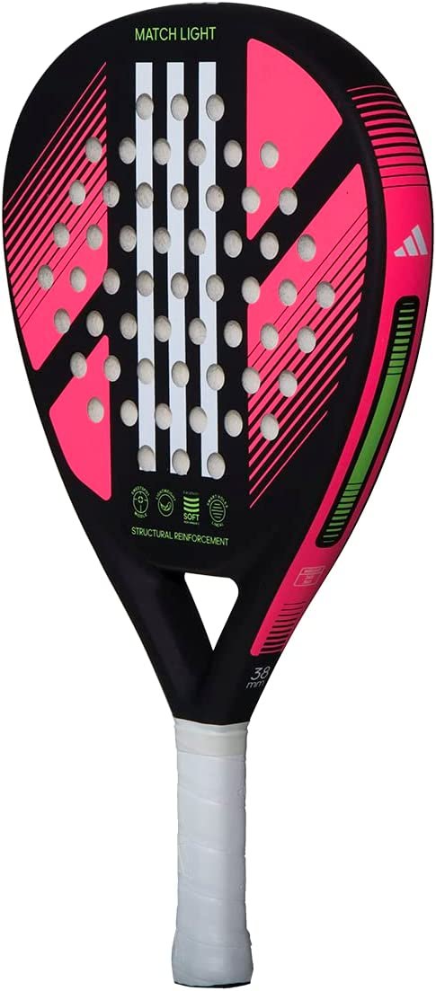 Adidas Match Light 3.2 Padel Paddle - Pink/Lime