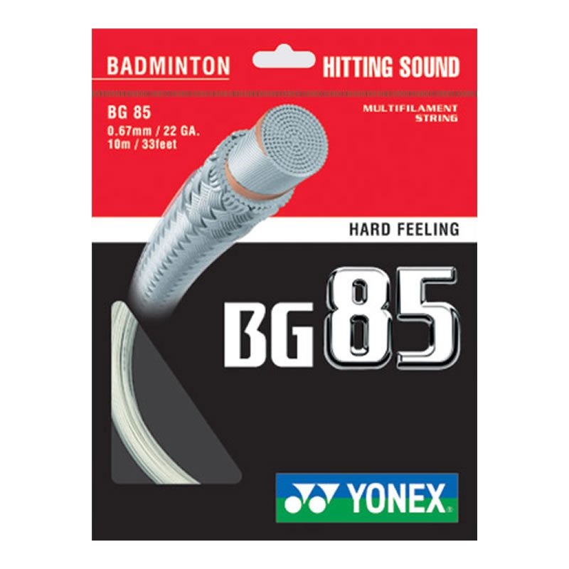 Yonex BG-85 Badminton String (White)