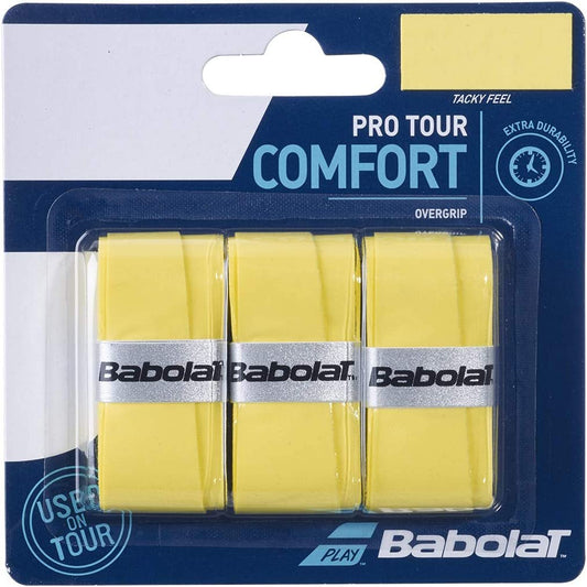 Babolat Pro Tour Tennis Racquet Overgrips Yellow