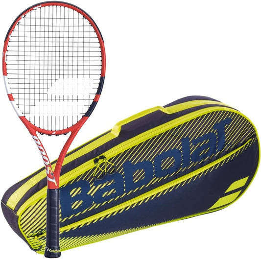 Babolat Boost S Strung Tennis Racquet bundled with an RH3 Essential Tennis Bag