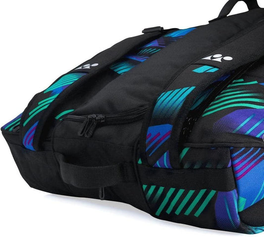 Yonex Pro Racquet Bag 12 Pack Wide (Green/Purple)