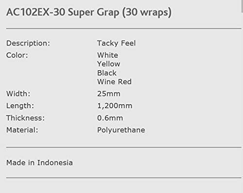 Yonex Super GRAP 30 Overgrip Tennis Squash - Choice of Color
