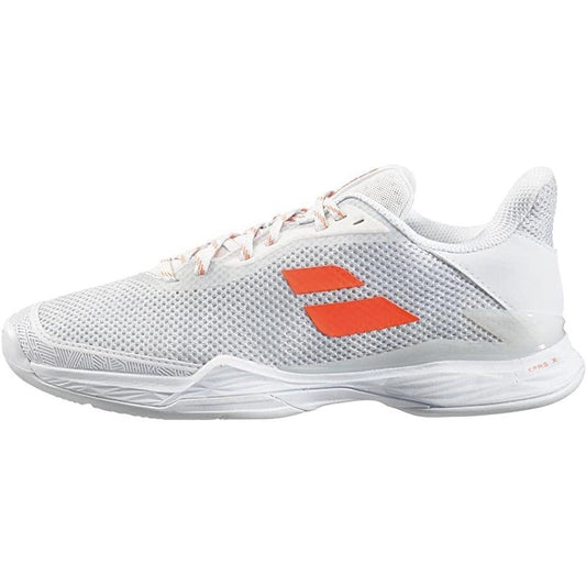 Babolat Jet Tere Clay Women Tennis Shoes (White/Living Coral)