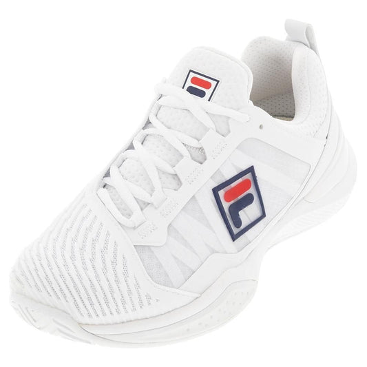 Minister Verstelbaar Vloeibaar Fila Men's SpeedServe Energized Tennis Shoes, White/White – pncsports
