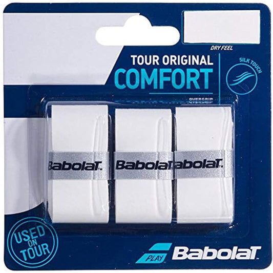 Babolat Tour Original Tennis Overgrip White 3 Pack