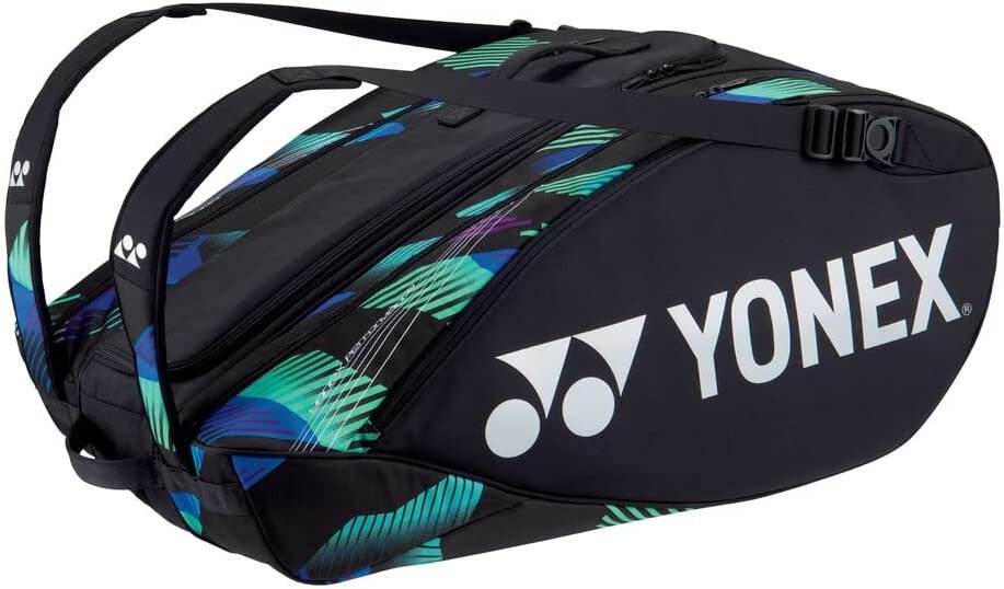 Yonex Pro 12 Racquet Bag, Green/Purple