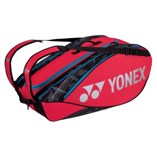 Yonex Pro Racquet Tennis Badminton Bag 9 Pack Tango Red