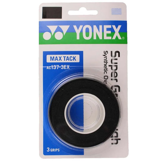 Yonex Super Grap Racquet Overgrip 3 pack Black
