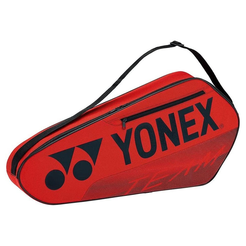 Yonex Team Racquet 3 Pack Tennis Badminton Bag Red
