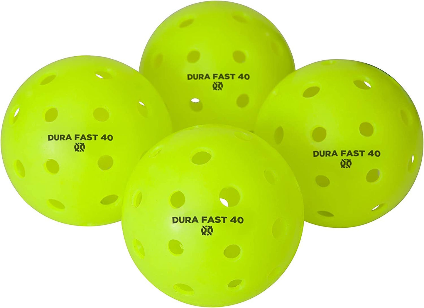 Onix Pickleball Dura Fast 40 Pickleball Balls, Neon Green , 3 balls