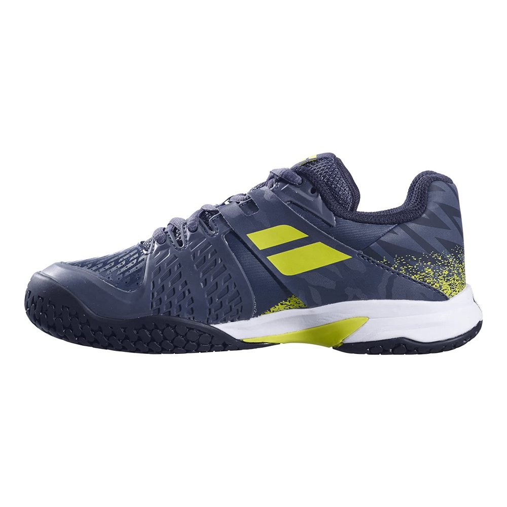 Babolat Juniors Propulse AC Tennis Shoes Grey and Aero pncsports