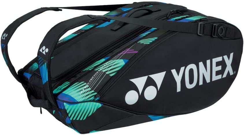 YONEX Pro 9 Racquet Bag, Green/Purple