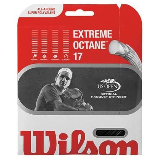 Wilson Extreme Octane Black Tennis String Set 17g