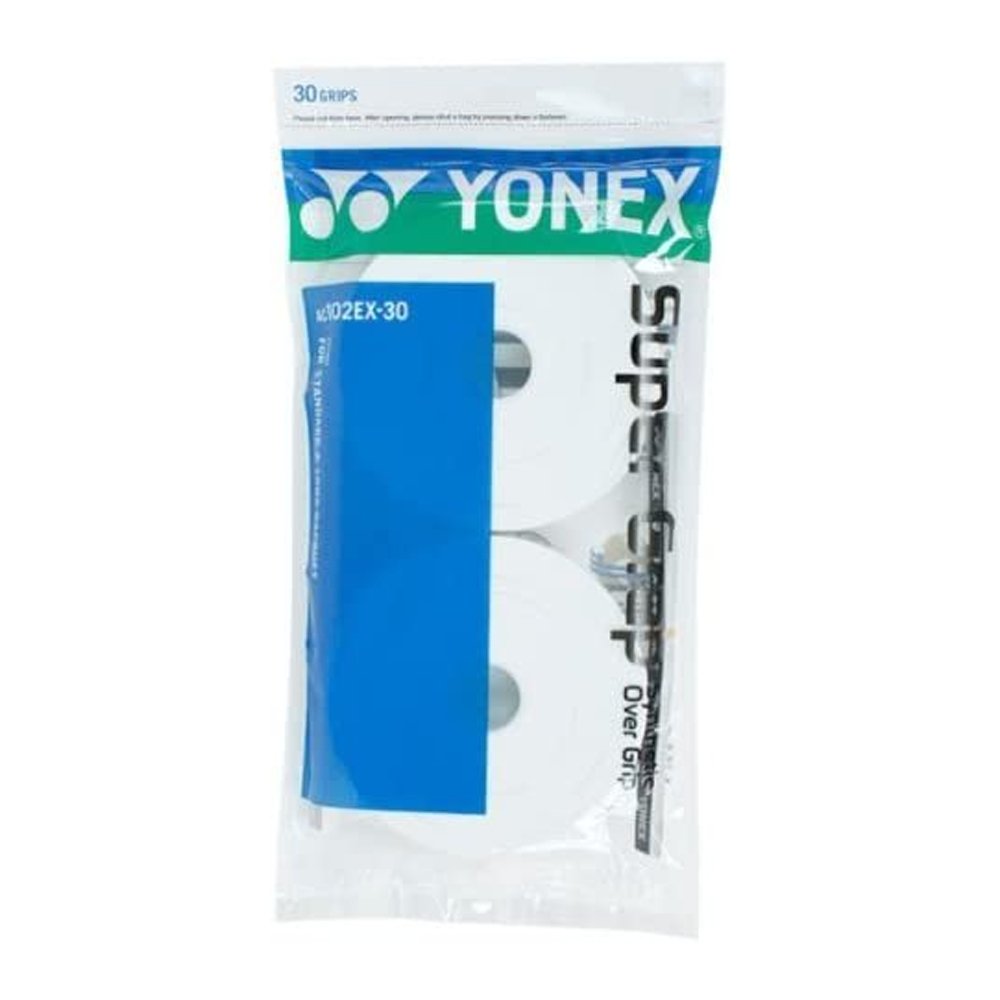 Yonex Super GRAP Racquet Overgrip 30 Pack White