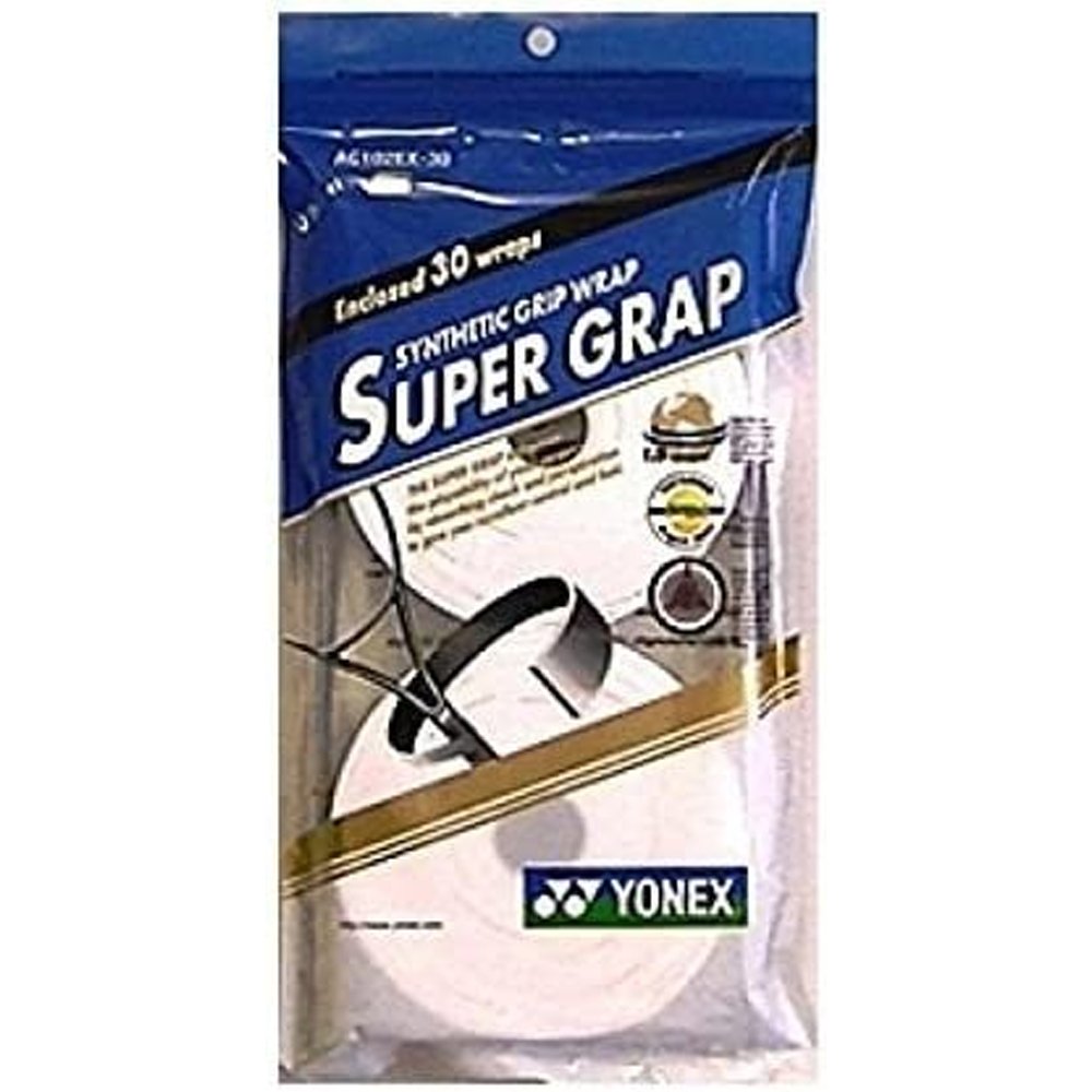 Yonex Super GRAP Racquet Overgrip 30 wrap Pack Black