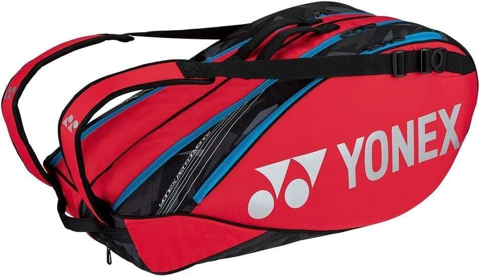 YONEX Pro 6 Racquet Bag, Tango Red