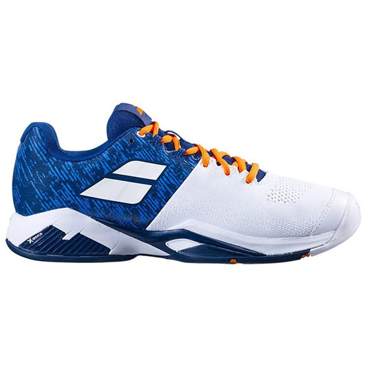 Babolat Men's Propulse Blast Tennis Shoes - White/Dark Blue,  US 11.5