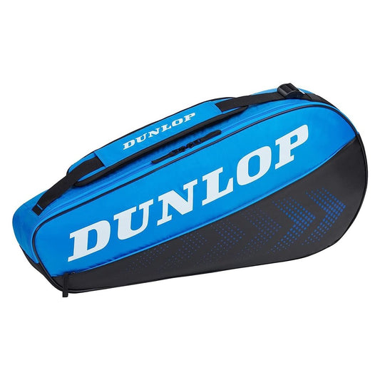 Dunlop FX Club 3 Racket Tennis Bag, Black/Blue
