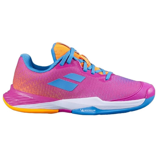 Babolat Jet Mach 3 All Court Junior Tennis Shoes - Hot Pink - US 4
