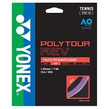 YONEX Poly Tour Rev Tennis String - 1.30/16g - Purple