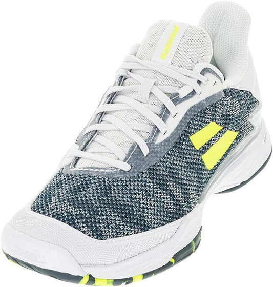 Babolat Men's Jet Tere All Court Tennis Shoe, white/grey